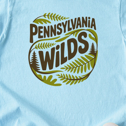 Pennsylvania Wilds Ferns Kids Cotton T-Shirt