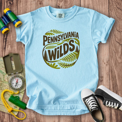 Pennsylvania Wilds Ferns Kids Cotton T-Shirt