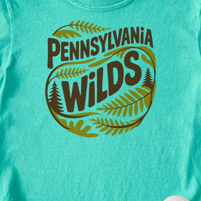 Pennsylvania Wilds Ferns Kids Cotton T-Shirt