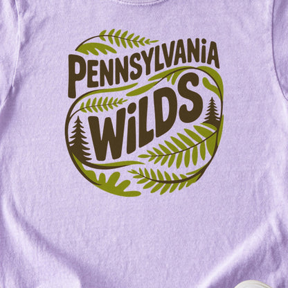 Pennsylvania Wilds Ferns Kids Cotton T-Shirt