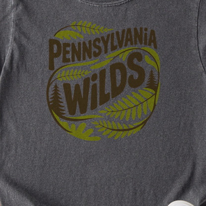 Pennsylvania Wilds Ferns Kids Cotton T-Shirt