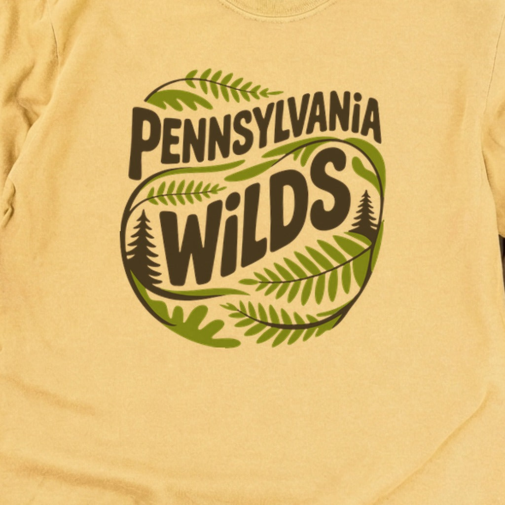 Pennsylvania Wilds Ferns Cotton Long Sleeve