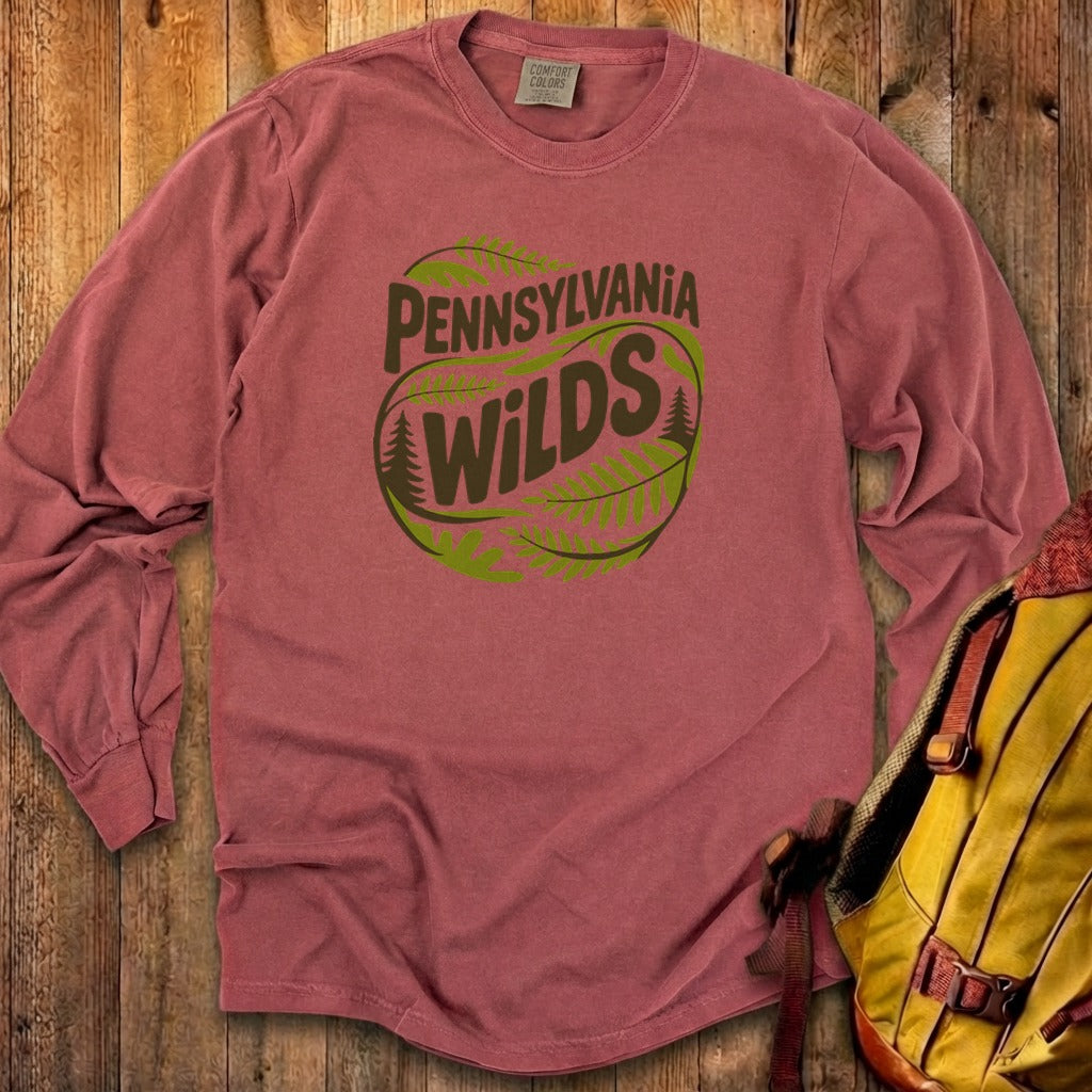 Pennsylvania Wilds Ferns Cotton Long Sleeve
