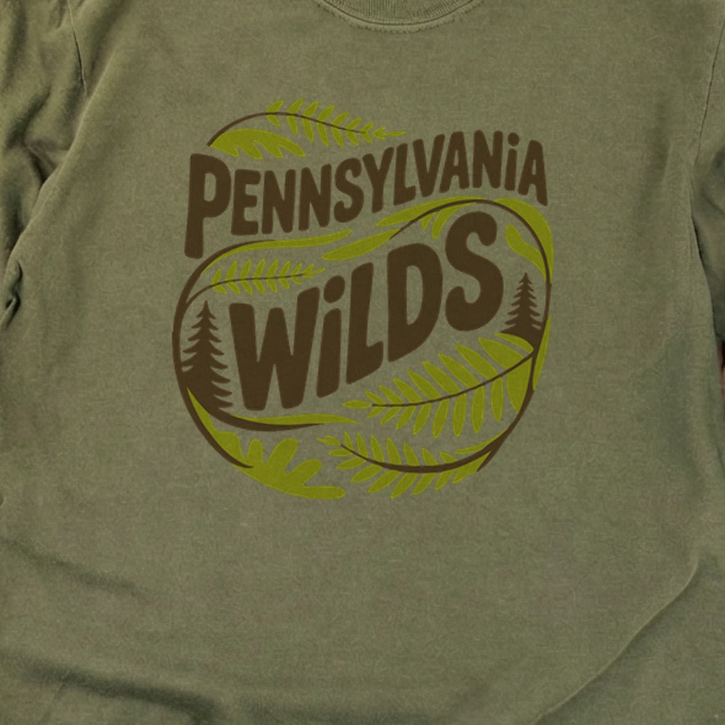 Pennsylvania Wilds Ferns Cotton Long Sleeve