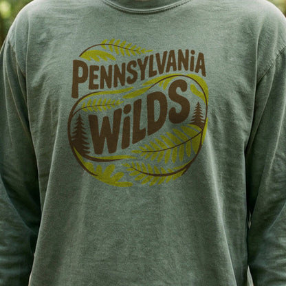 Pennsylvania Wilds Ferns Cotton Long Sleeve