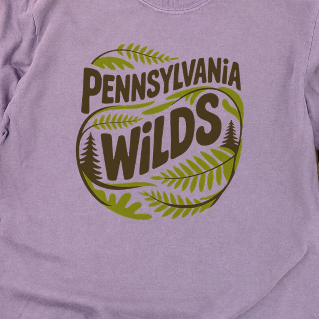 Pennsylvania Wilds Ferns Cotton Long Sleeve