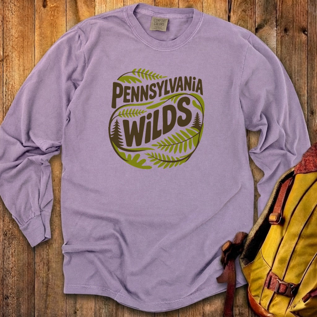 Pennsylvania Wilds Ferns Cotton Long Sleeve