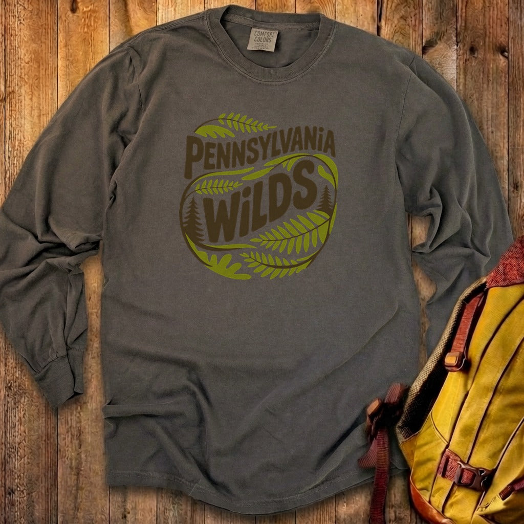 Pennsylvania Wilds Ferns Cotton Long Sleeve