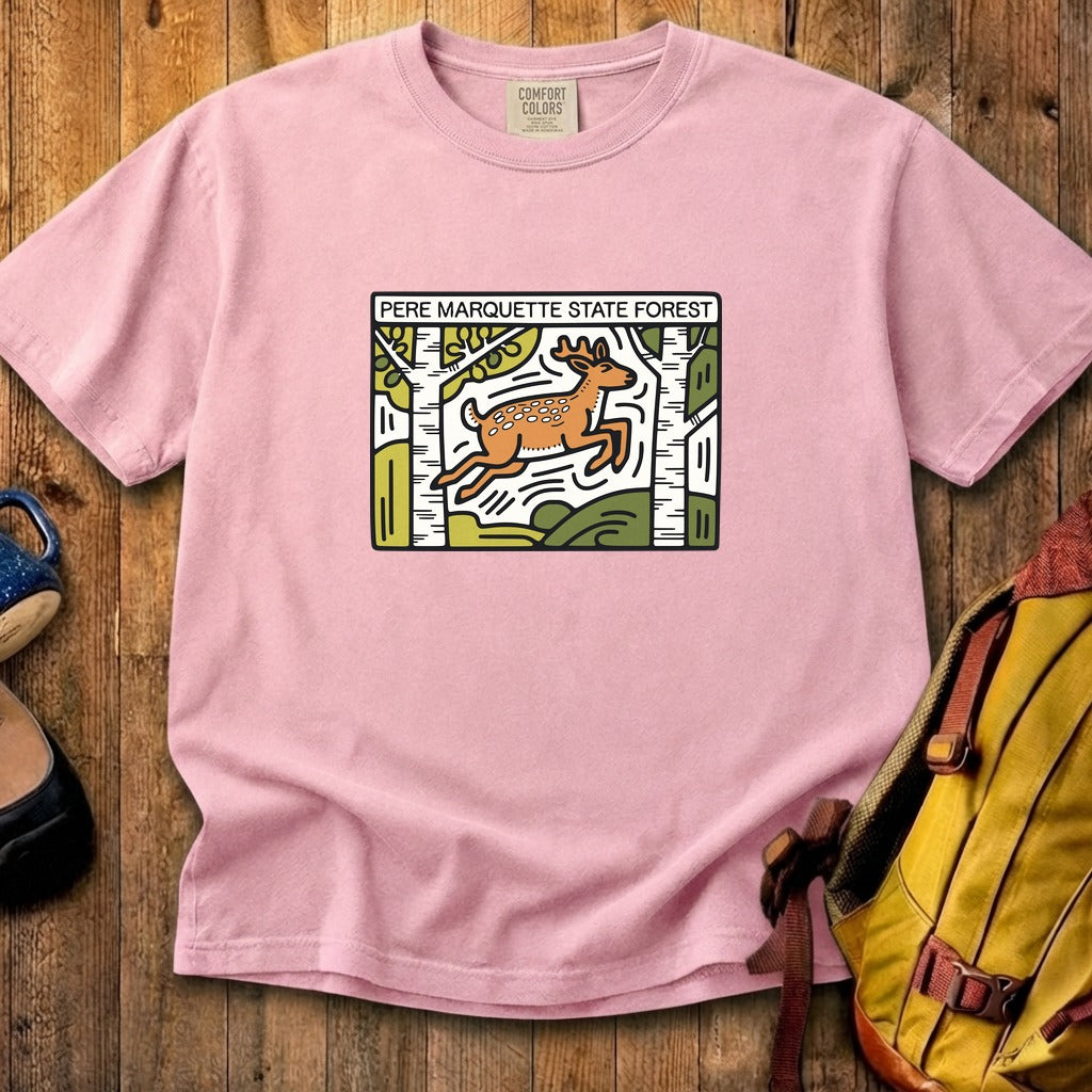 Pere Marquette River Cotton T-Shirt