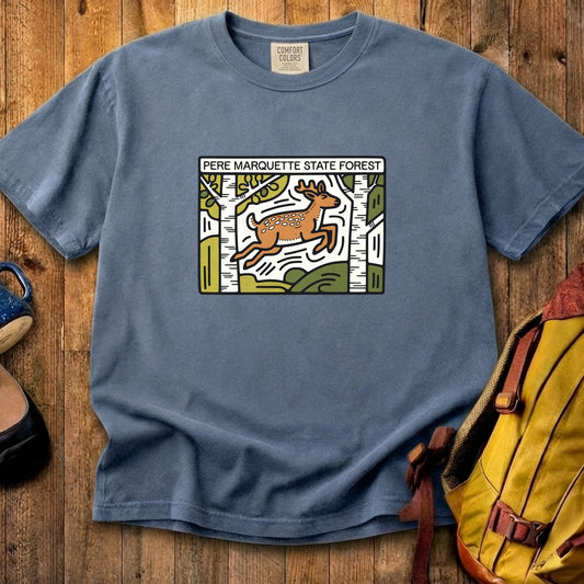 Pere Marquette River Cotton T-Shirt