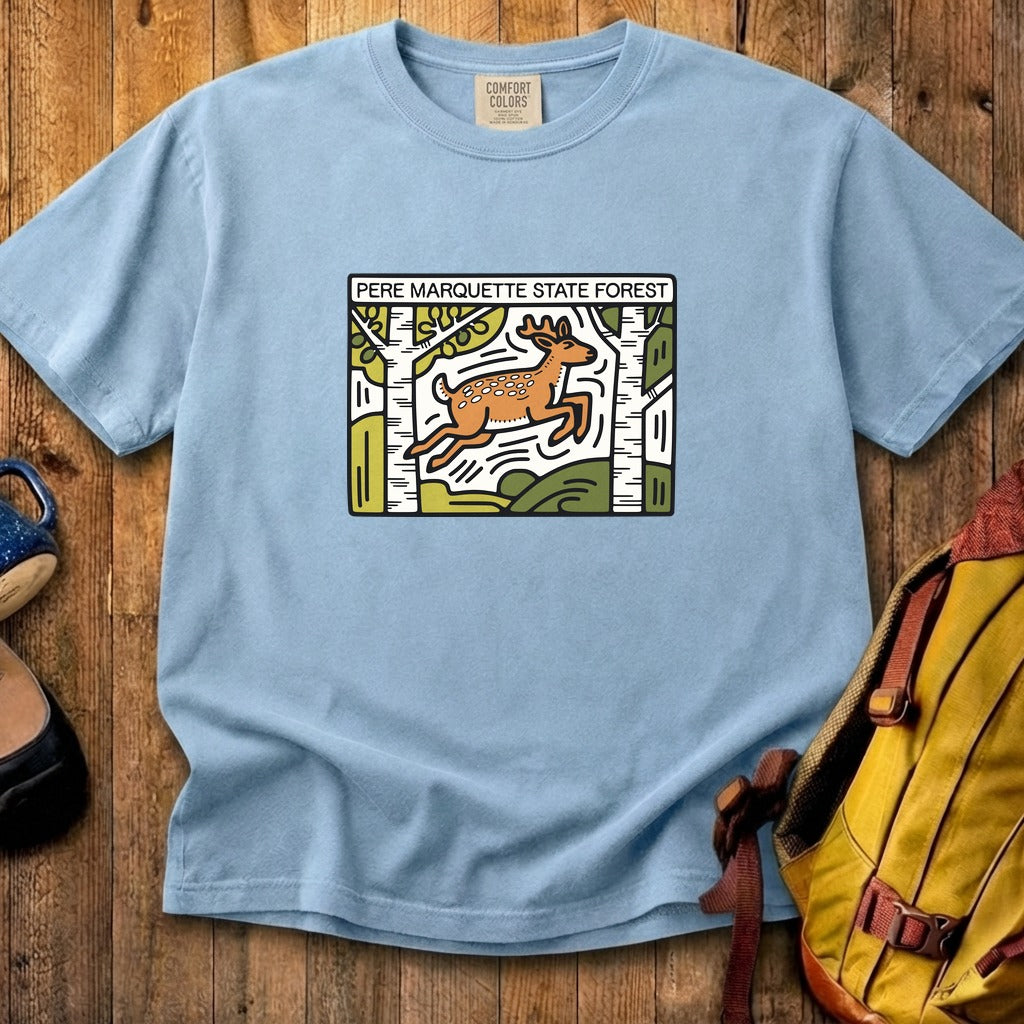Pere Marquette River Cotton T-Shirt
