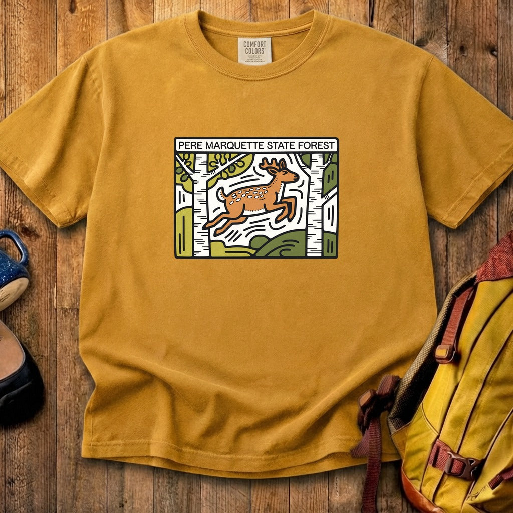 Pere Marquette River Cotton T-Shirt