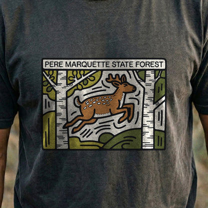 Pere Marquette River Cotton T-Shirt
