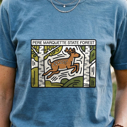 Pere Marquette River Cotton T-Shirt