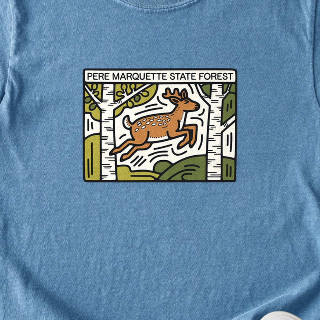 Pere Marquette River Kids Cotton T-Shirt