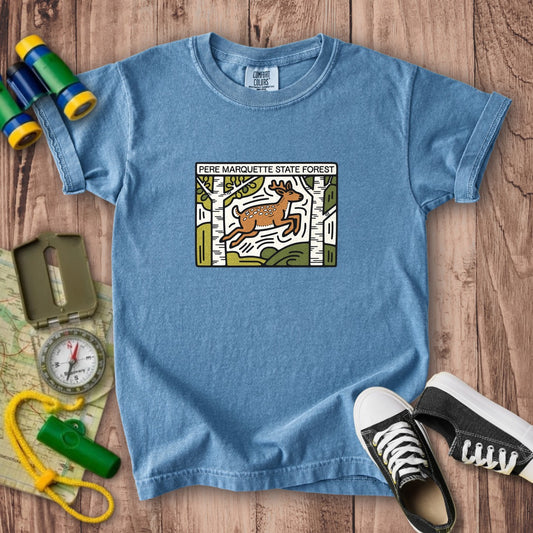 Pere Marquette River Kids Cotton T-Shirt