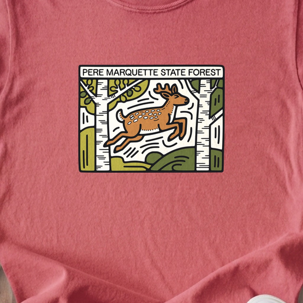 Pere Marquette River Kids Cotton T-Shirt