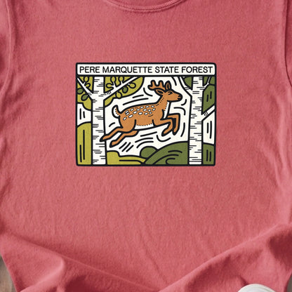 Pere Marquette River Kids Cotton T-Shirt