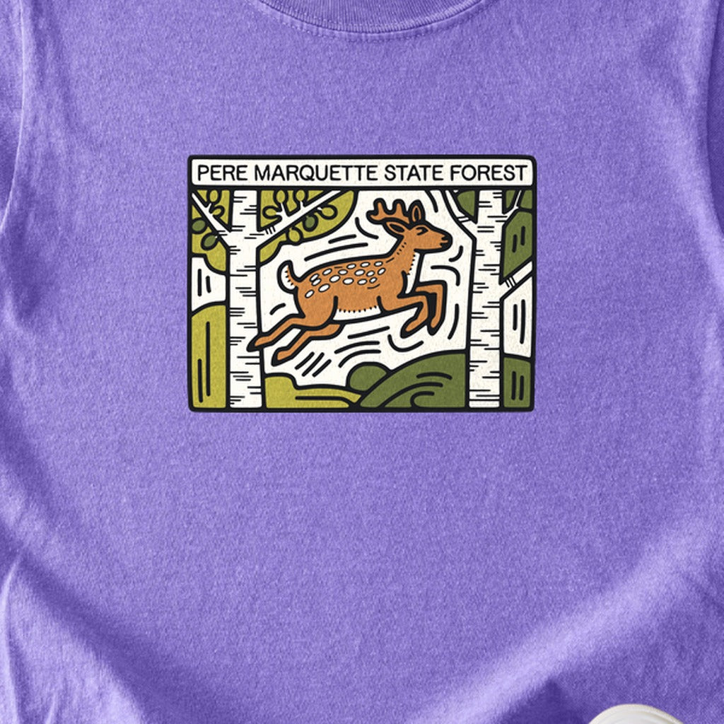 Pere Marquette River Kids Cotton T-Shirt