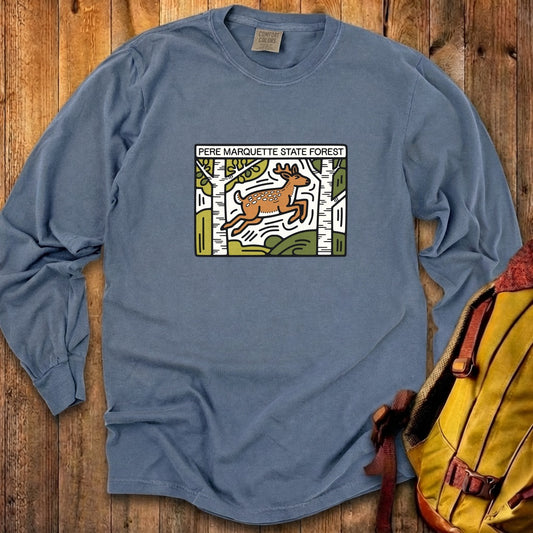 Pere Marquette River Cotton Long Sleeve