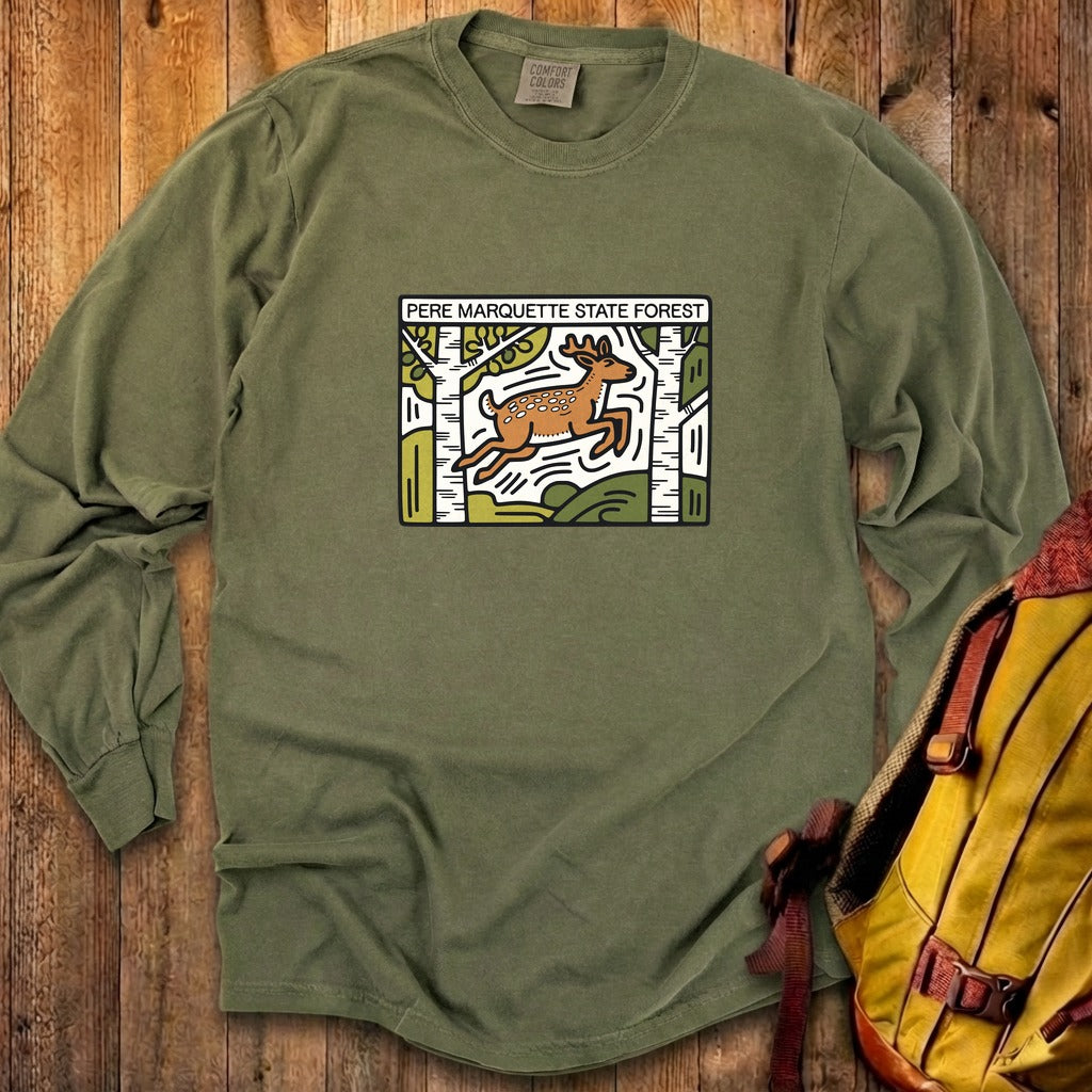 Pere Marquette River Cotton Long Sleeve