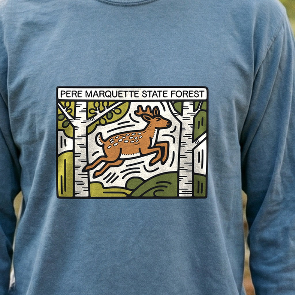 Pere Marquette River Cotton Long Sleeve