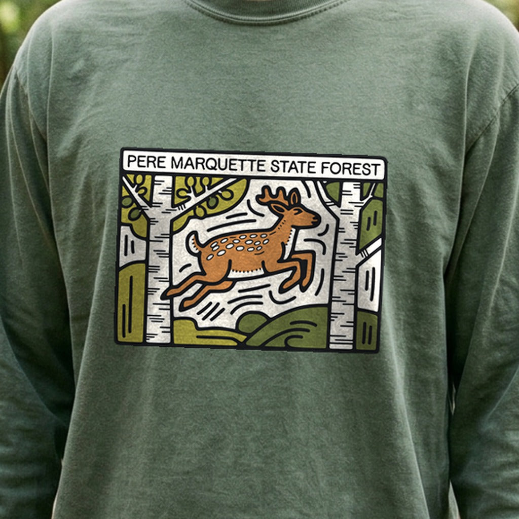 Pere Marquette River Cotton Long Sleeve