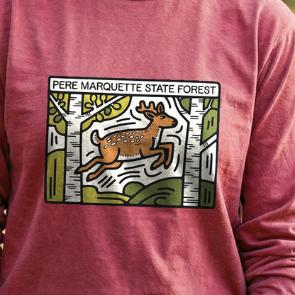 Pere Marquette River Cotton Long Sleeve
