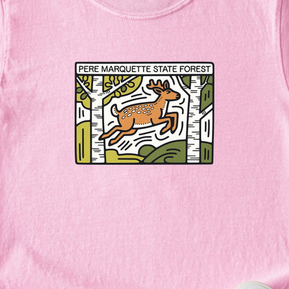 Pere Marquette State Forest Kids Cotton T-Shirt