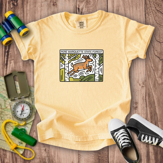Pere Marquette State Forest Kids Cotton T-Shirt