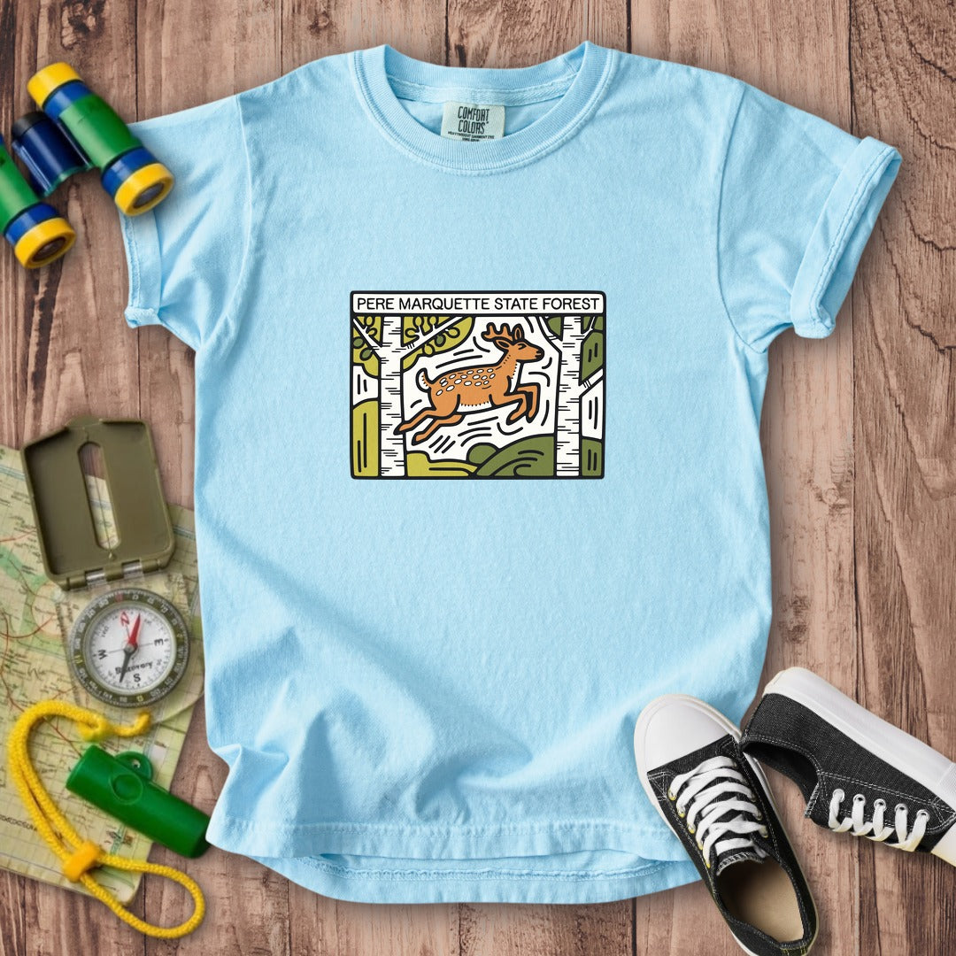Pere Marquette State Forest Kids Cotton T-Shirt