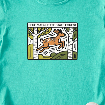 Pere Marquette State Forest Kids Cotton T-Shirt