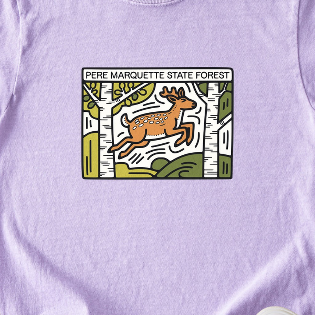 Pere Marquette State Forest Kids Cotton T-Shirt