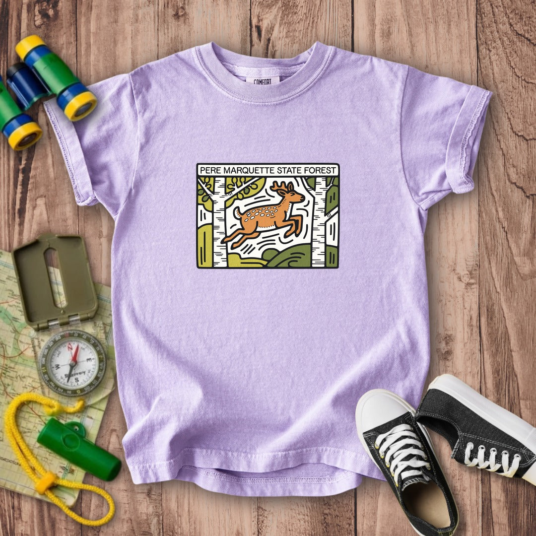 Pere Marquette State Forest Kids Cotton T-Shirt