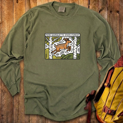 Pere Marquette State Forest Cotton Long Sleeve