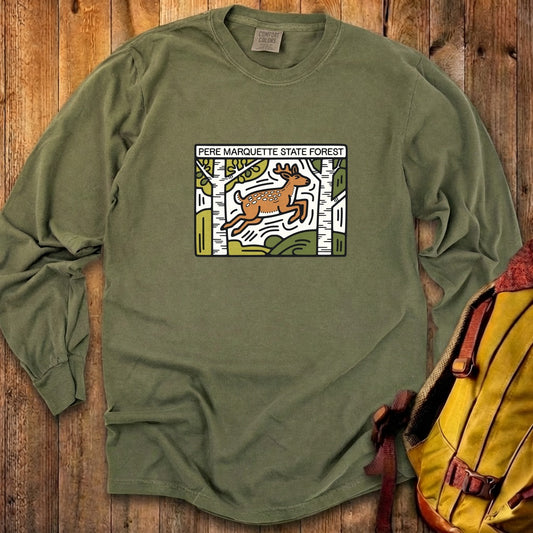 Pere Marquette State Forest Cotton Long Sleeve