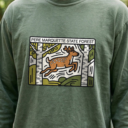 Pere Marquette State Forest Cotton Long Sleeve
