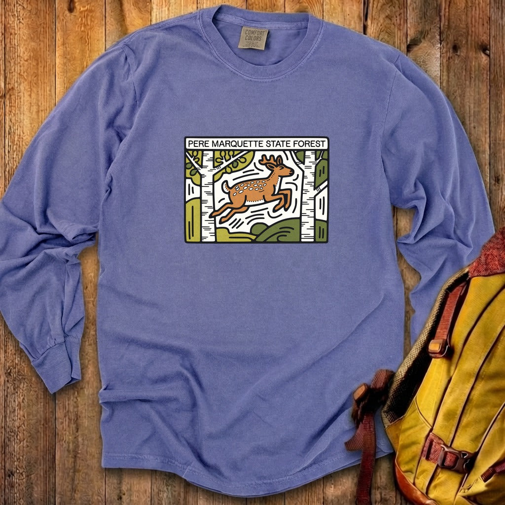 Pere Marquette State Forest Cotton Long Sleeve