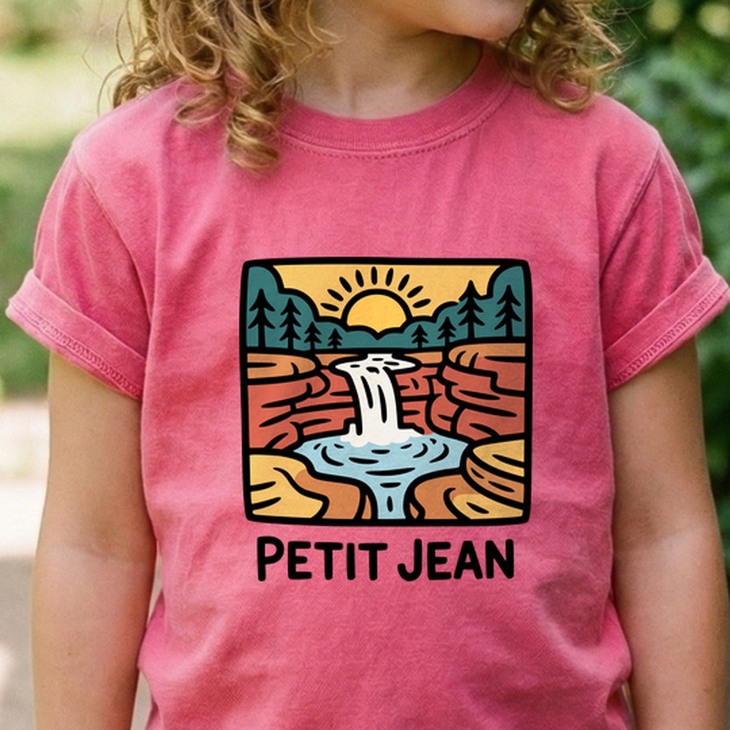 Petit Jean State Park Kids Cotton T-Shirt