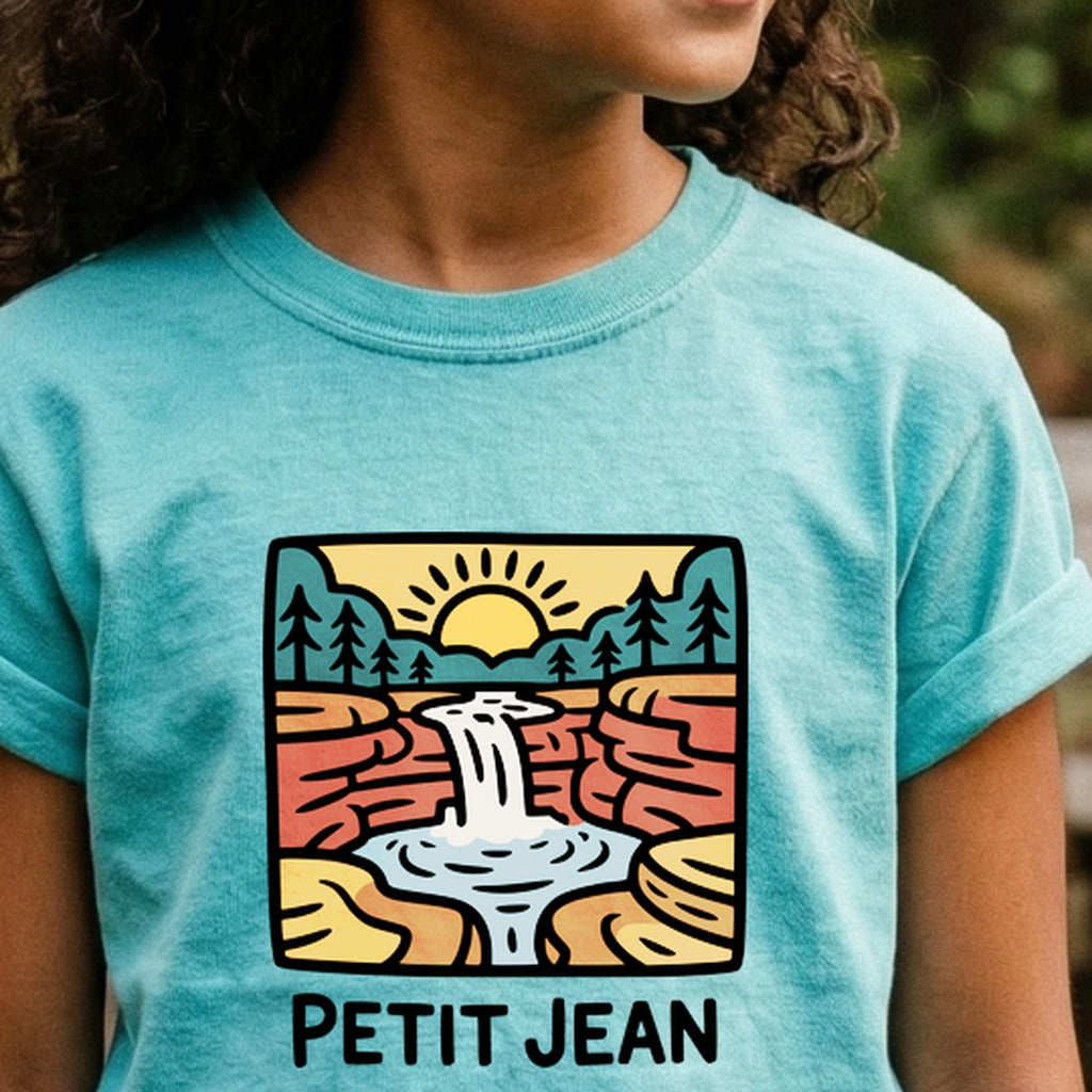 Petit Jean State Park Kids Cotton T-Shirt