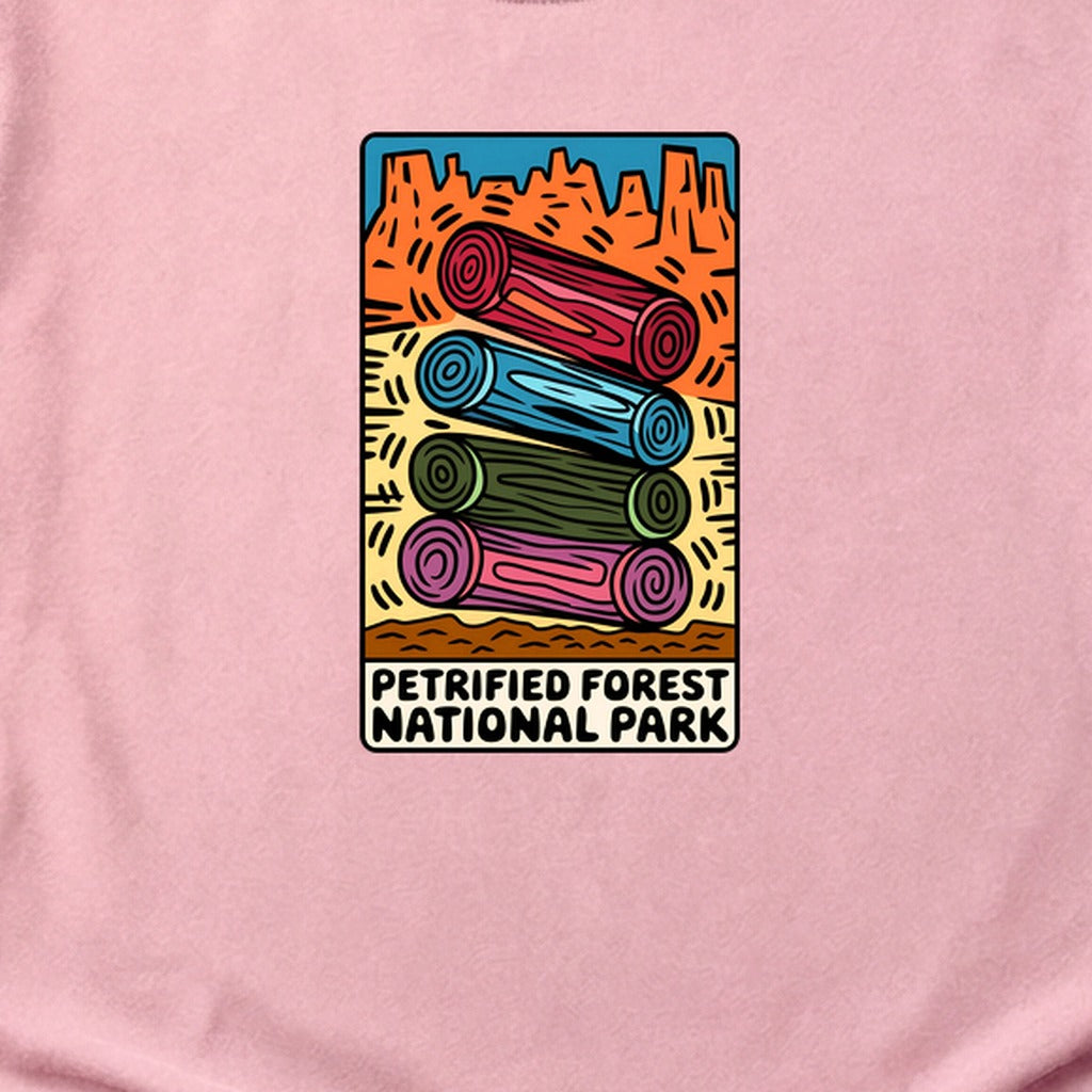 Petrified Forest National Park Logs Cotton T-Shirt