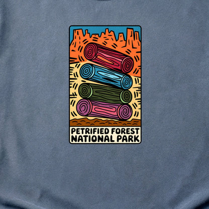 Petrified Forest National Park Logs Cotton T-Shirt