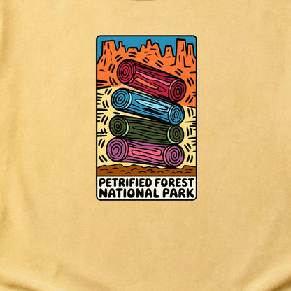Petrified Forest National Park Logs Cotton T-Shirt