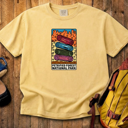 Petrified Forest National Park Logs Cotton T-Shirt