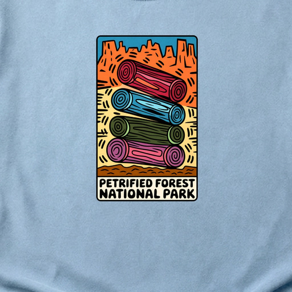 Petrified Forest National Park Logs Cotton T-Shirt