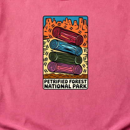 Petrified Forest National Park Logs Cotton T-Shirt
