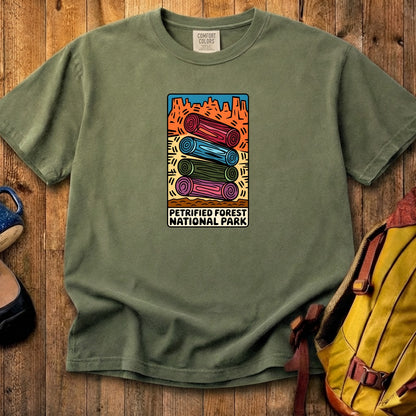 Petrified Forest National Park Logs Cotton T-Shirt