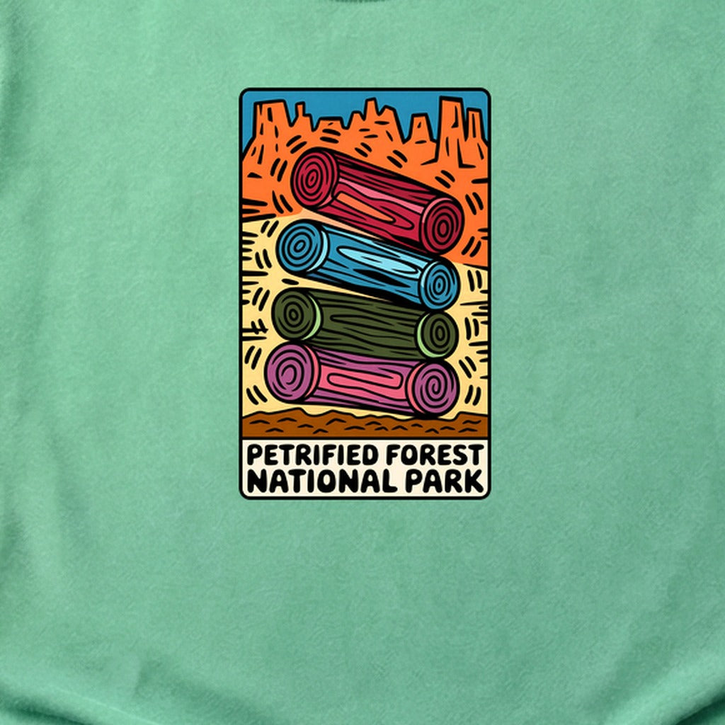 Petrified Forest National Park Logs Cotton T-Shirt