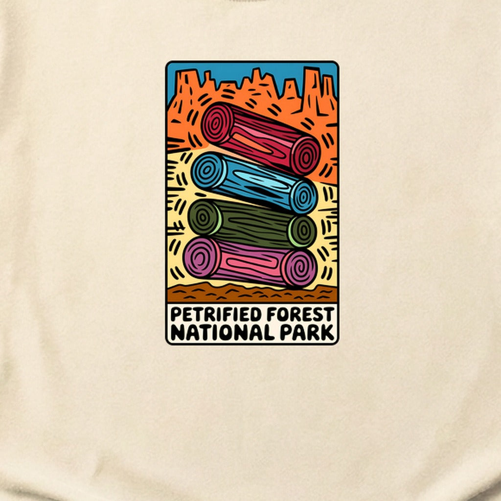 Petrified Forest National Park Logs Cotton T-Shirt