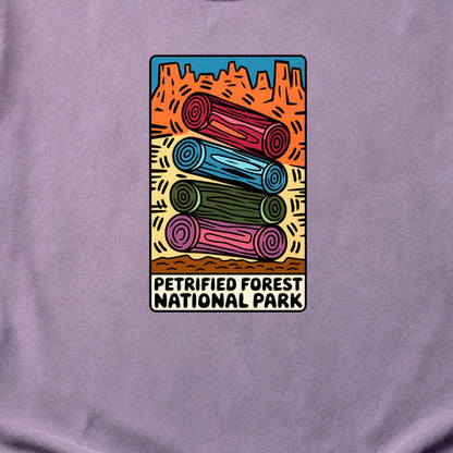 Petrified Forest National Park Logs Cotton T-Shirt